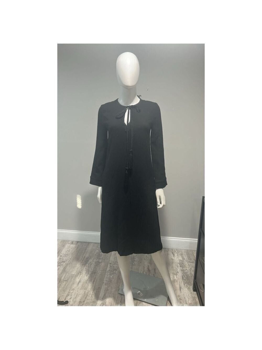 Nili Lotan Zita Black Oversized Dress XS Black - Picture 2 of 9